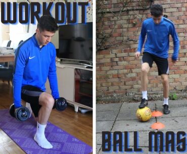 Day In The Life Of A Footballer | Leg Workout | Ball Mastery Session | Vlog #7