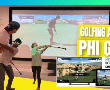 New Phi Golf Sim At Home! Can This Improve Your Golf And be Fun?