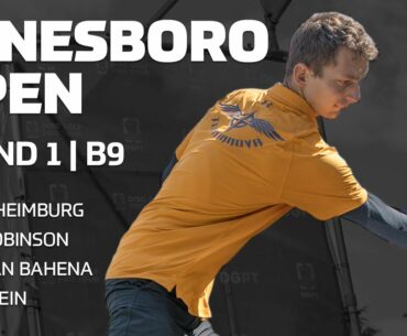 2020 JONESBORO OPEN | RD1, B9 | Heimburg, Robinson, Bahena, Klein | DISC GOLF COVERAGE