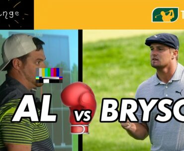AL vs Bryson DeChambeau...He's NOT going to LIKE THIS | Cobra ONE Length CH-AL-LENGE