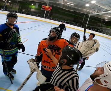 THE GOALIE RUSHED OUR BENCH?! *GOPRO HOCKEY*