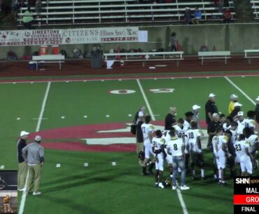 High School Football - Groesbeck Goats vs. Malakoff Tigers - 10/8/2020