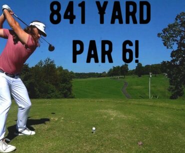 Playing The LONGEST HOLE IN AMERICA (841 YARDS!!)- The Longest 9- Meadows Farms Golf Course- Ep: 29