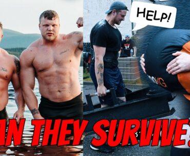 NORMAL PEOPLE TRY WORLD'S STRONGEST MAN TRAINING! ft.Mulligan Brothers