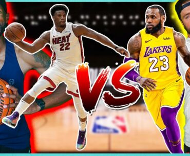 NBA Finals MINI GAME Challenge! LAKERS vs HEAT! *King of the Court, Trick Shot H.O.R.S.E....*