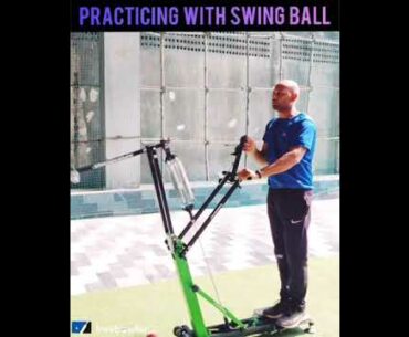 Natural Swinging Ball Batting Practice