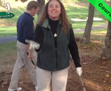 ON THE GOLF COURSE - Golf tips and swing lessons VLOG BLOG - Fun! Match Play competition with Rick