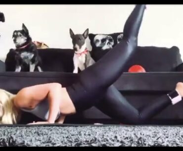 Spandex Leggings Workout With Fitness Cuffs