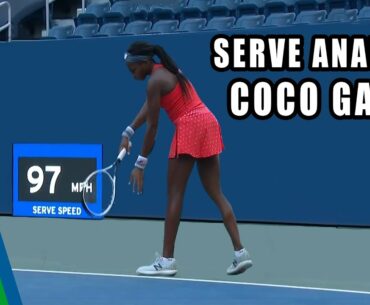 Coco Gauff Serve Breakdown I TENNIS SERVE LESSON