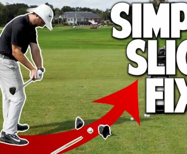 How To Easily Fix Your Slice | So Simple!