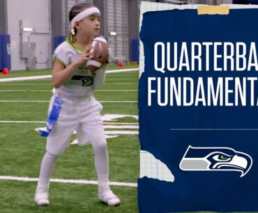 How to Play Quarterback | Seahawks Flag Football Instructional Drills