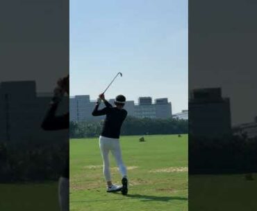 Let's swing my iron
