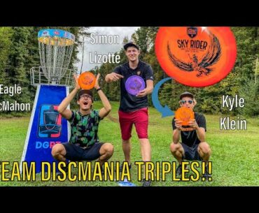 PLAYING ALTERNATE HOLE TRIPLES WITH EAGLE MCMAHON & KYLE KLEIN!! (new disc announcement)