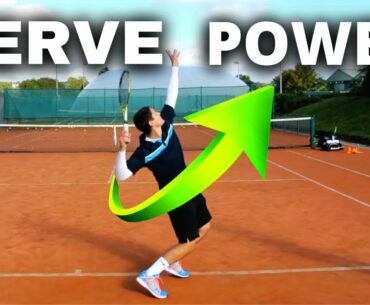 How To Get Power On Your Serve in Tennis - Tennis Serve Power Lesson