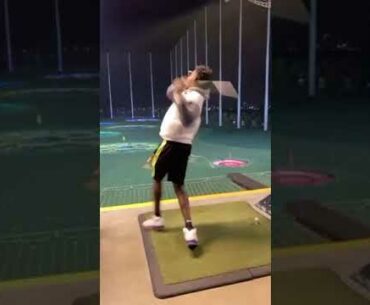 Golf swing fail first time golfer