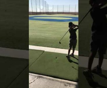 Truth: First golf swing with new set