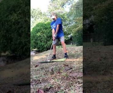 Is there anything wrong with my golf swing