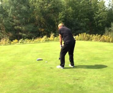 Jay Charendoff tees off at Wooden Sticks
