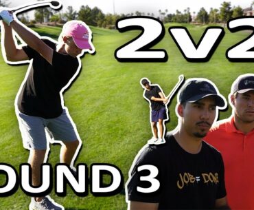 Competitive 2v2 Scramble | Biggie Small vs Flop or Top | Chimera Golf Club