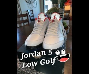 Jordan 5 Low Golf Shoes-Quick look and Try on