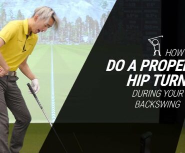 How to Turn your Hips Properly in the Backswing