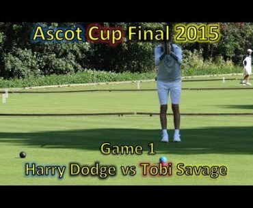 Golf Croquet Ascot Cup Final 2015 - Game 1 Harry Dodge vs Tobi Savage (HD)