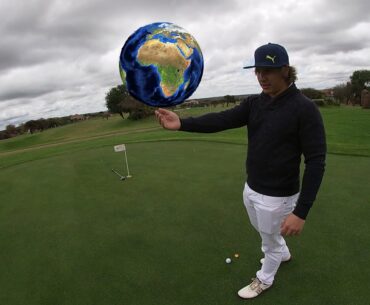 Around the world putting challenge (Pebble rock) | Mr Variety