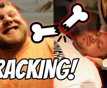 400LB MEN GETS BONES CRACKED!