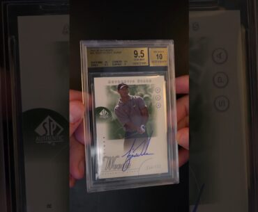 2001 SP Authentic Golf Tiger Woods ROOKIE RC AUTO /900 #45 BGS 9.5 GEM MINT - ENDS 10/26/20