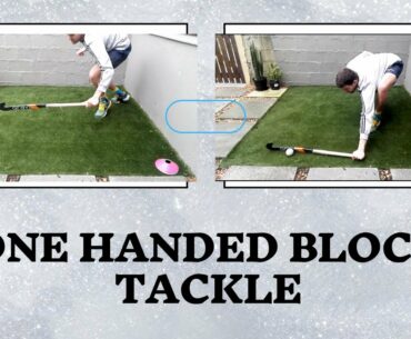 LEARN TO ONE-HANDED BLOCK TACKLE - FIELD HOCKEY TECHNIQUE