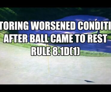 Jon Rahm Drops Pile of Grass on Tyrrell Hatton's Ball - Golf Rules