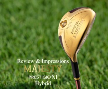 PRESTIGIO XI 'Hybrid' impression by Motomasa Aoki pro golfer (ENG sub)