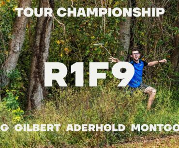 2020 Disc Golf Pro Tour Championship | R1F9 | Koling, Gilbert, Montgomery, Aderhold | Jomez