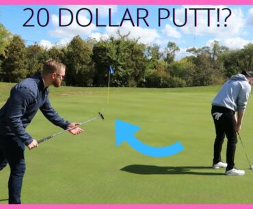 PUTTING WITH MONEY ON THE LINE!? | Golf course vlog with Jake and Malachi