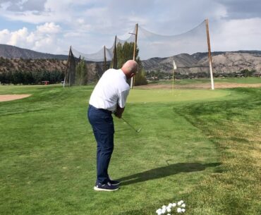 8 Iron Chip Shot - Golf By Russell