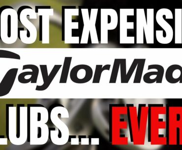 PLAYING GOLF WITH TAYLORMADE'S MOST EXPENSIVE IRONS EVER?!