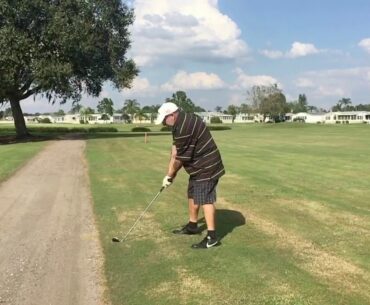 Awesome  nine iron shot