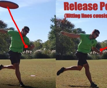 Disc Golf Coach: Hitting your lines in Disc Golf (Release point)