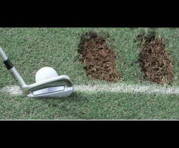 HOW TO HIT BALL THEN TURF WITH YOUR IRONS- AMAZING DRILL.