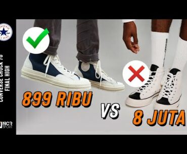 Converse FOG budget! Desain mirip harga beda jauh | Review Converse Chuck Taylor 70s Final Club