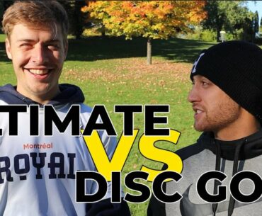 ULTIMATE FRISBEE VS DISC GOLF (feat ELIOTT)