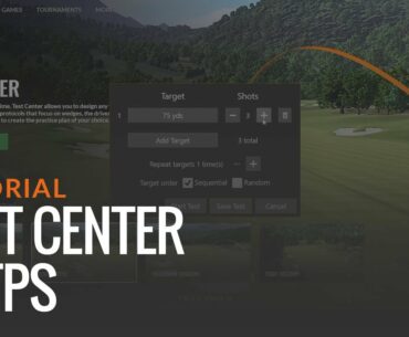 How to use the TrackMan Test Center