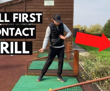 GOLF BALL FIRST CONTACT EVERY TIME! - Amazing drill to strike Ball then turf!
