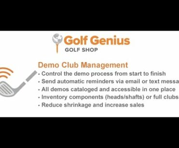 Golf Genius Golf Shop - Demo Club Management