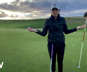 How to Putt Side-Saddle: 'Throwing Motion'