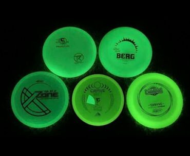 Disc Golf Glow Plastic Comparison