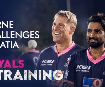 'Hit the Ball' Challenge - Shane Warne vs Rahul Tewatia