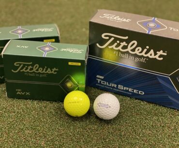 Unboxing Titleist AVX and Tour Speed Golf Balls