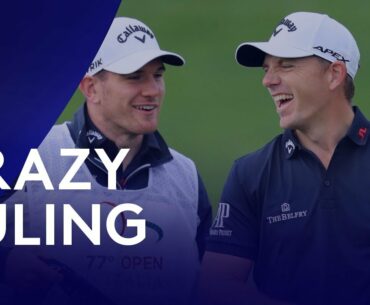 Matt Wallace's unusual ruling after his golf ball hits power lines | 2020 Italian Open