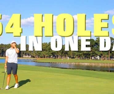 I Played 3 Rounds Of Golf IN ONE DAY!